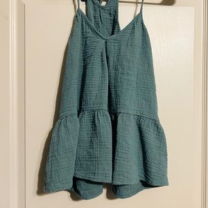 Brand new boho top with adjustable tie straps